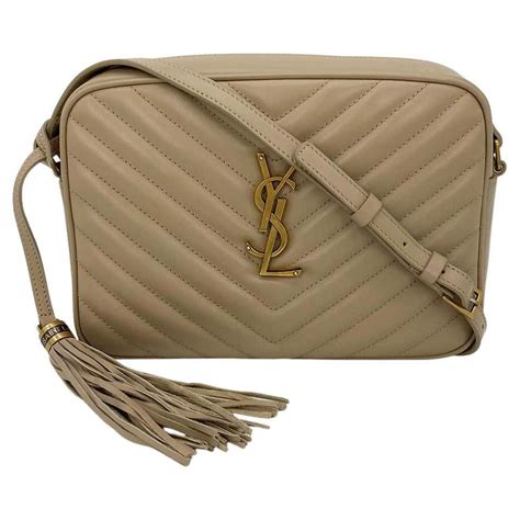 ysl lou camera bag fashionphile|lou camera bag dark beige.